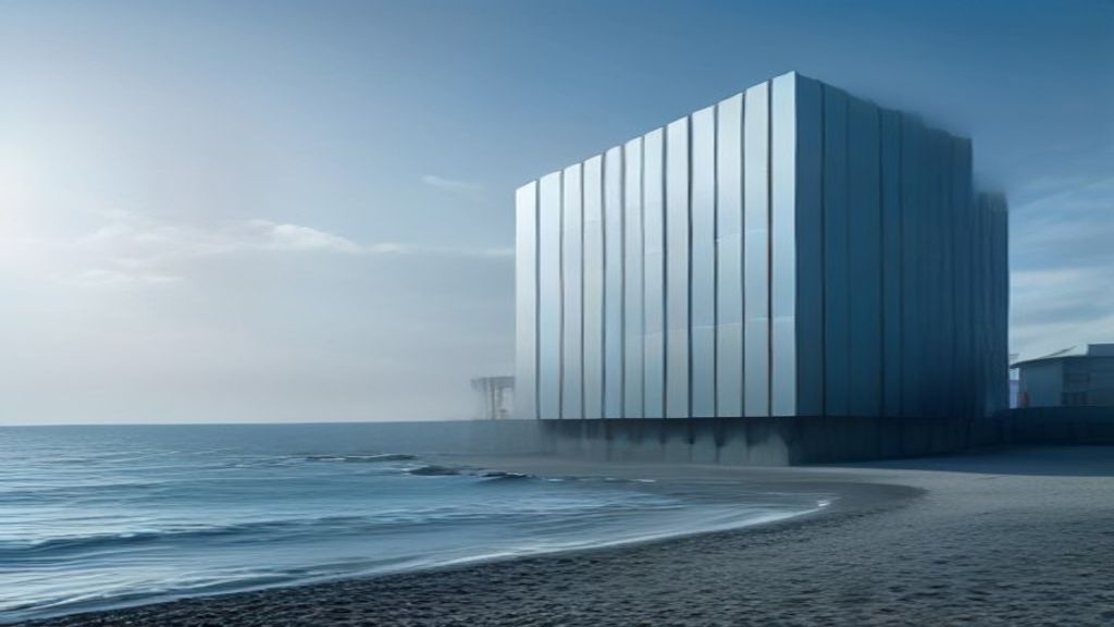 Exterior metal wall panels on a weather-exposed building.
